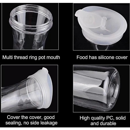 Acrylic Plastic Bottles x 2pcs