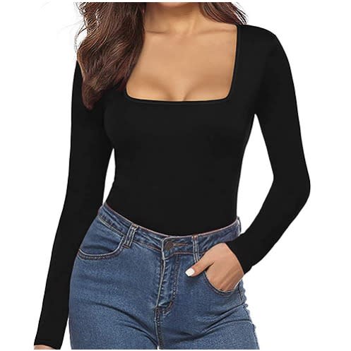 Bodysuit For Women - Black