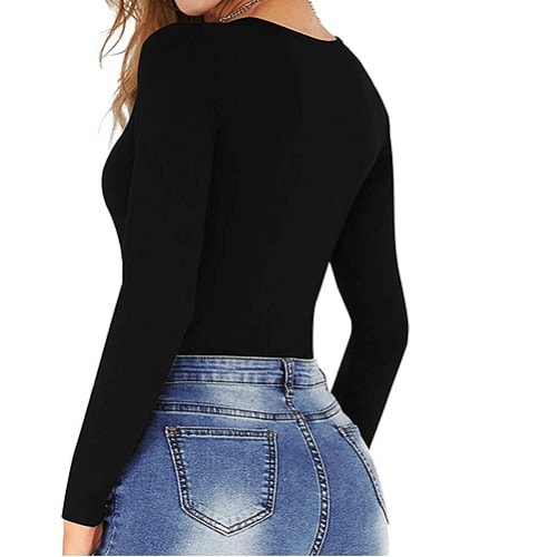 Bodysuit For Women - Black