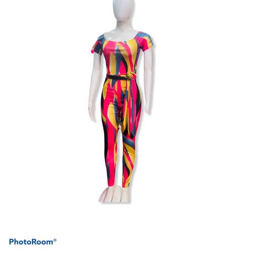 Cut Back Jumpsuit - Multicolour