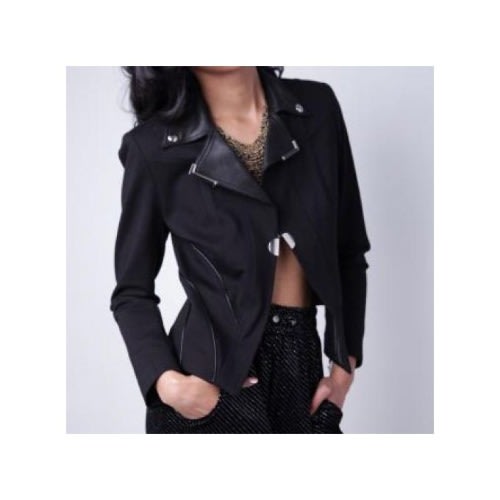 Queen Of Sheba New York Faux Leather Blazer