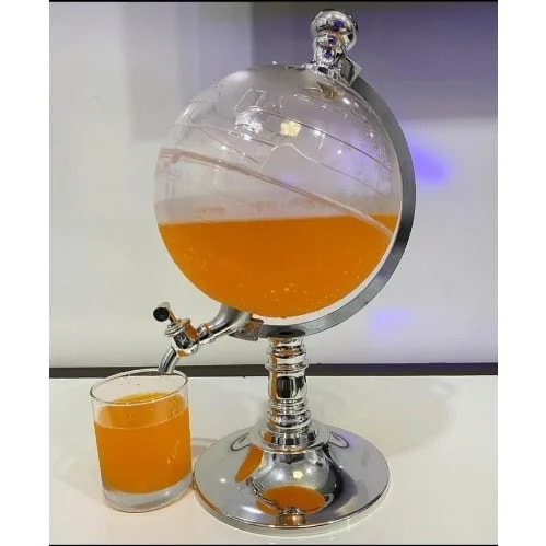 Globe-Shaped Drink Dispenser - 3.5L