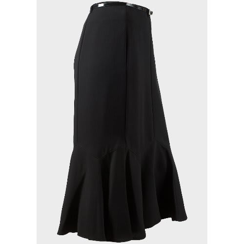 Black Skirt With Belt