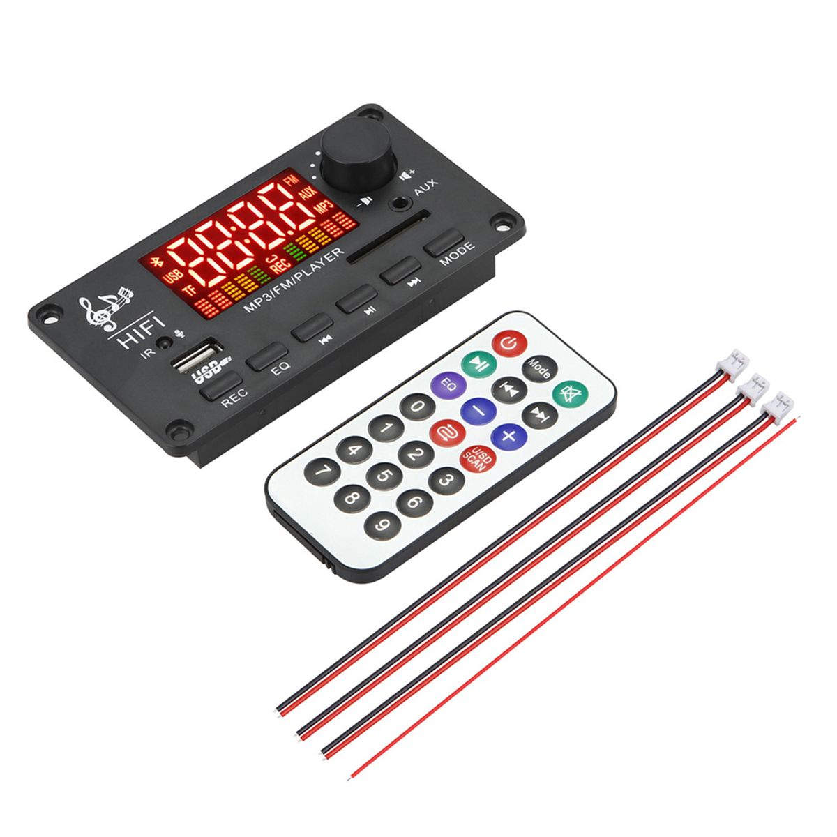 MP3 Player FM Aux Radio Supports Bluetooth-compatible Calls Color Screen