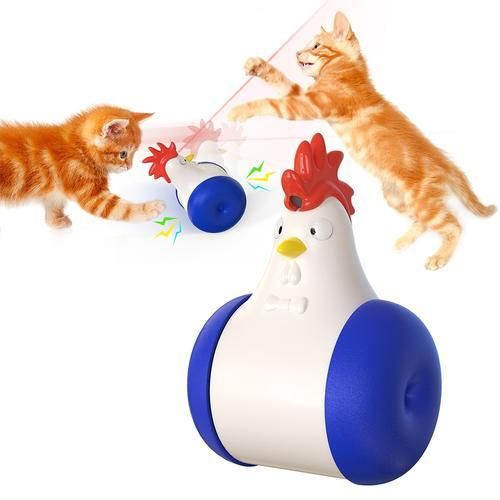 Electric Multi Function Sounding Tumbler Laser Tease Toys For Cat Automatic Induction Movement Super Attracting  Kitten