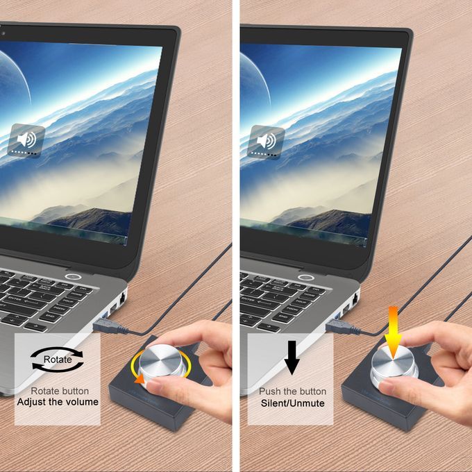 USB Volume Controller PC Computer Speaker Audio