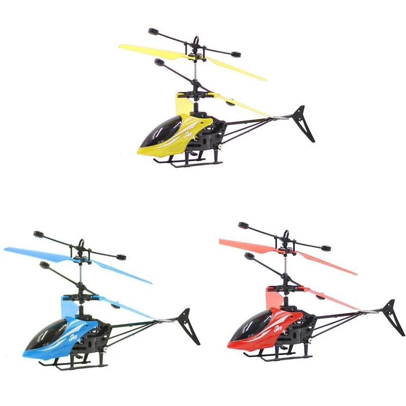 Mini Small Induction Remote Control Helicopter Outdoor Toy Plane Infrared Sensor Toy Aircraft Kids Cool Electronic Toys