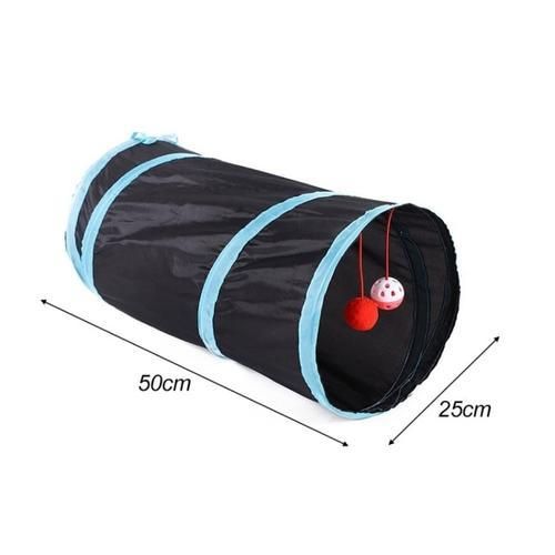 Cat Toys Indoor Cat Tunnel 1/5 Way Pet Play Tunnel Collapsible Tunnel Tube Tunnel Peek Hole Toy Pet Toys for Cats Rabbits