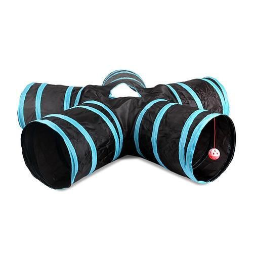 Cat Toys Indoor Cat Tunnel 1/5 Way Pet Play Tunnel Collapsible Tunnel Tube Tunnel Peek Hole Toy Pet Toys for Cats Rabbits