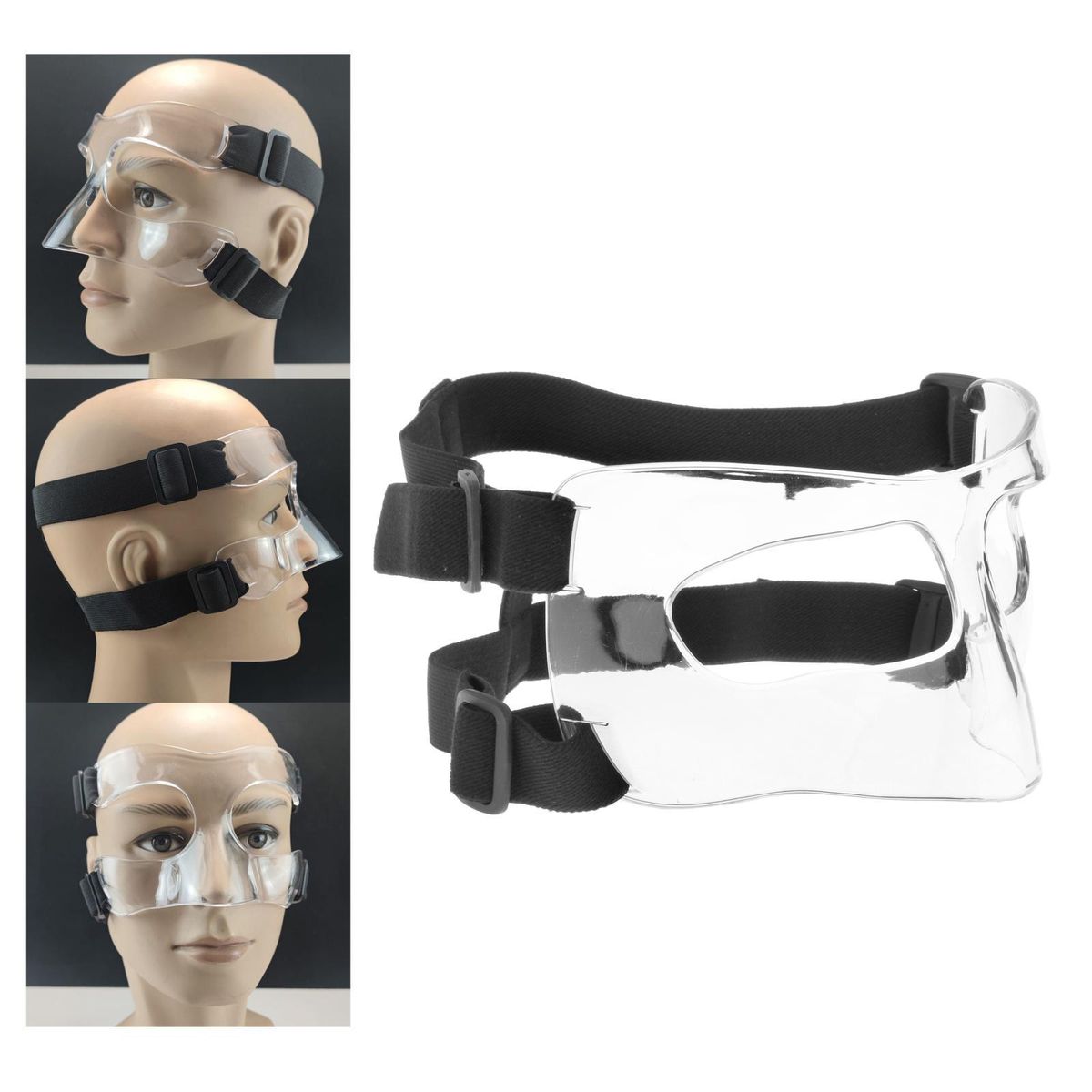 Clear Basketball Nose Guard Durable   Accessories   Nose