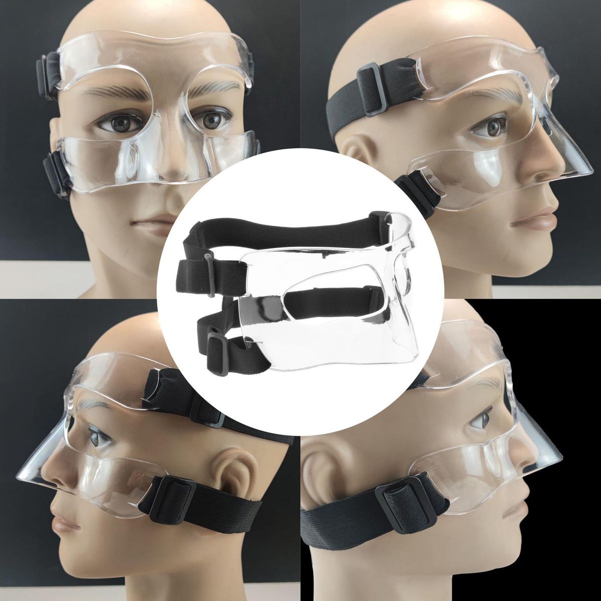 Clear Basketball Nose Guard Durable   Accessories   Nose