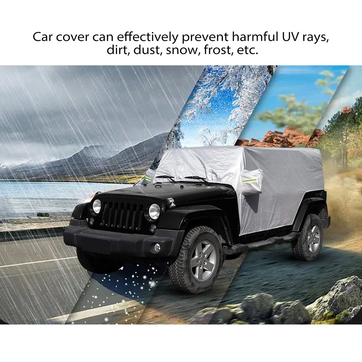 Car Rain Sunshade Cover Windproof Dustproof Scratch