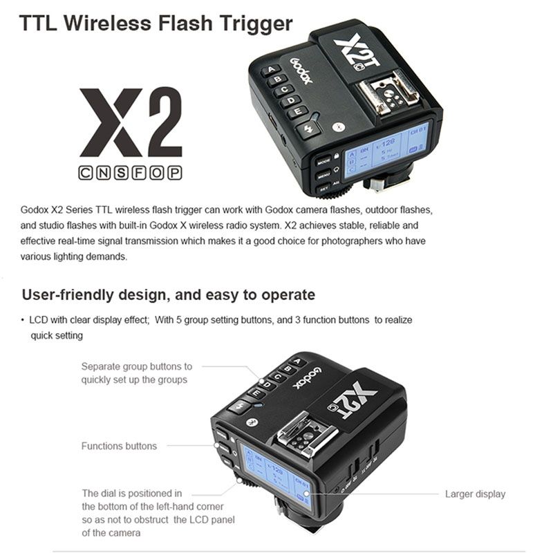Bluetooth Wireless Flash Trigger For Canon