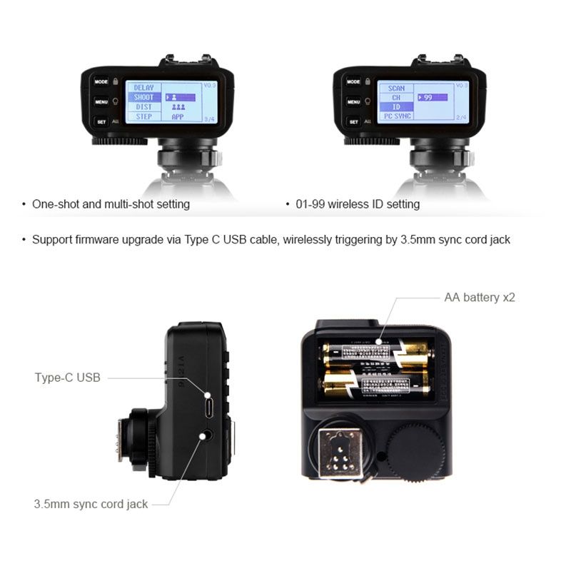 Bluetooth Wireless Flash Trigger For Canon