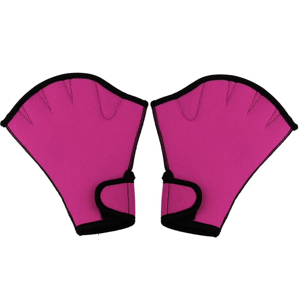 1 Pair Swimming Gloves Aquatic Fitness Water Resistance Fit