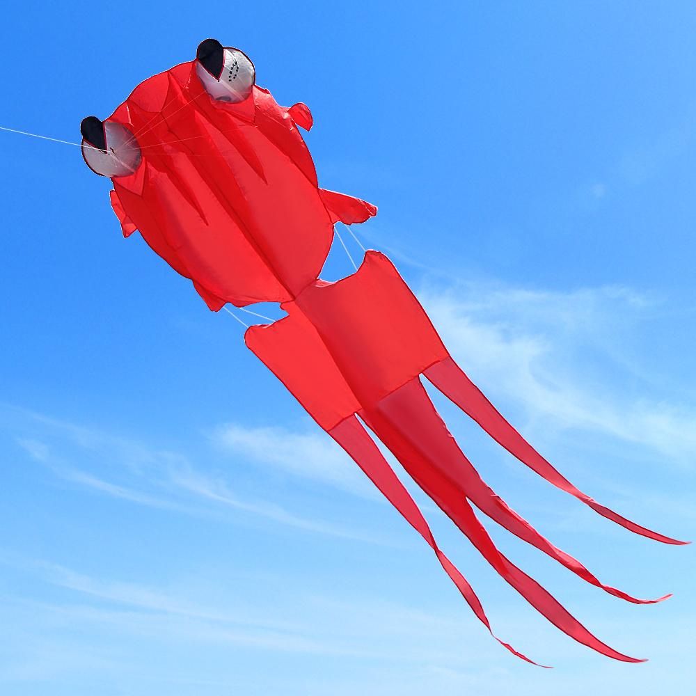 3D Kite for Kids and Adults Huge Frameless Soft Parafoil Giant Kite with 30m String for Beach Park Family Trip Outdoor Games