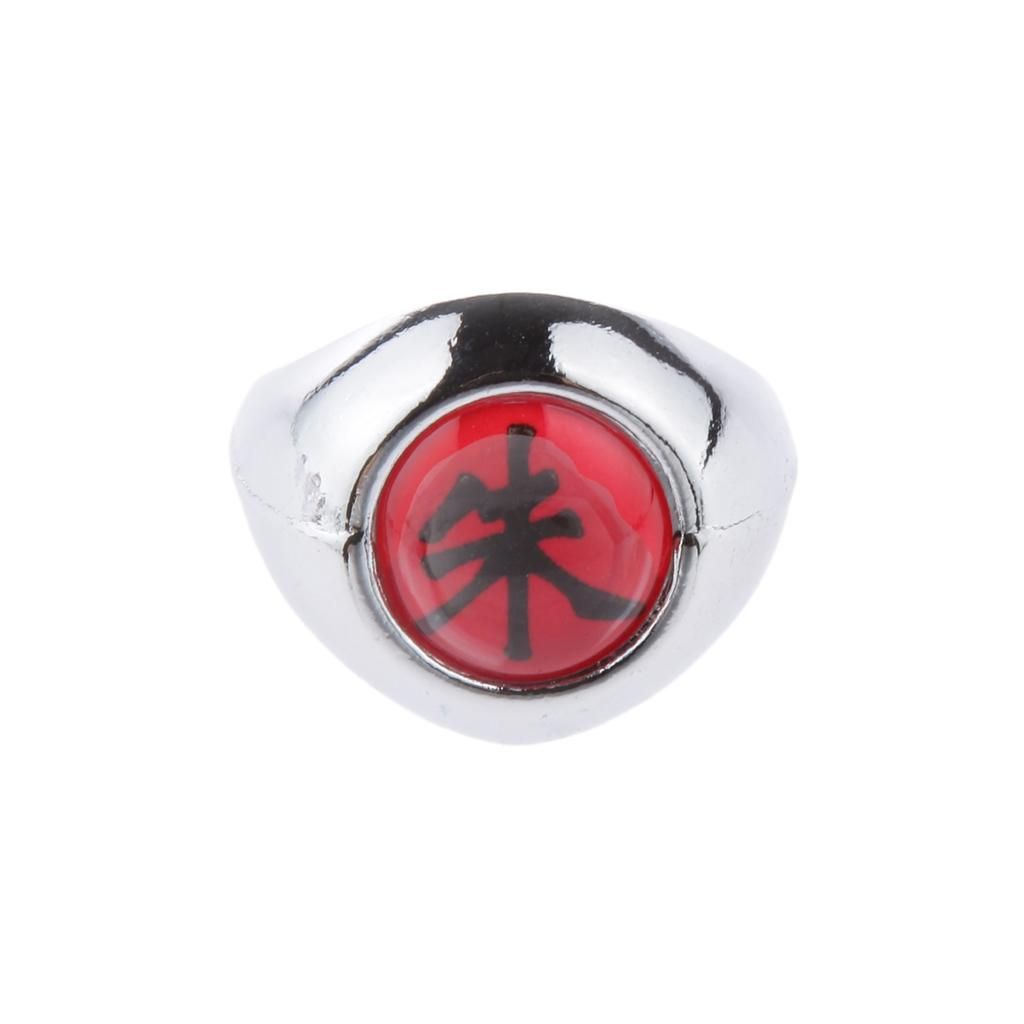 Anime Naruto Shippuden Uchiha Itachi Cosplay Loops Necklace Ring Head