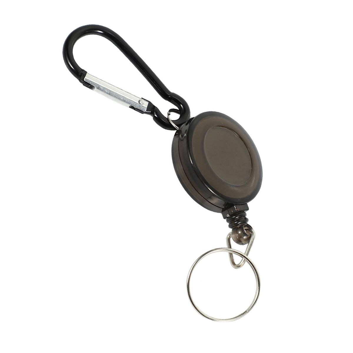 Lot 1 Badge Holder Winder Holder Keychain Retractable Carabi