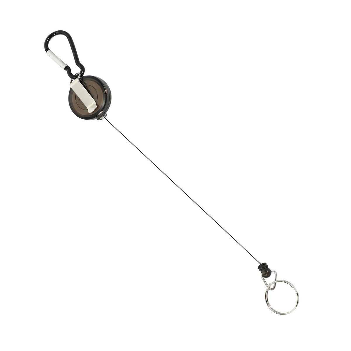 Lot 1 Badge Holder Winder Holder Keychain Retractable Carabi