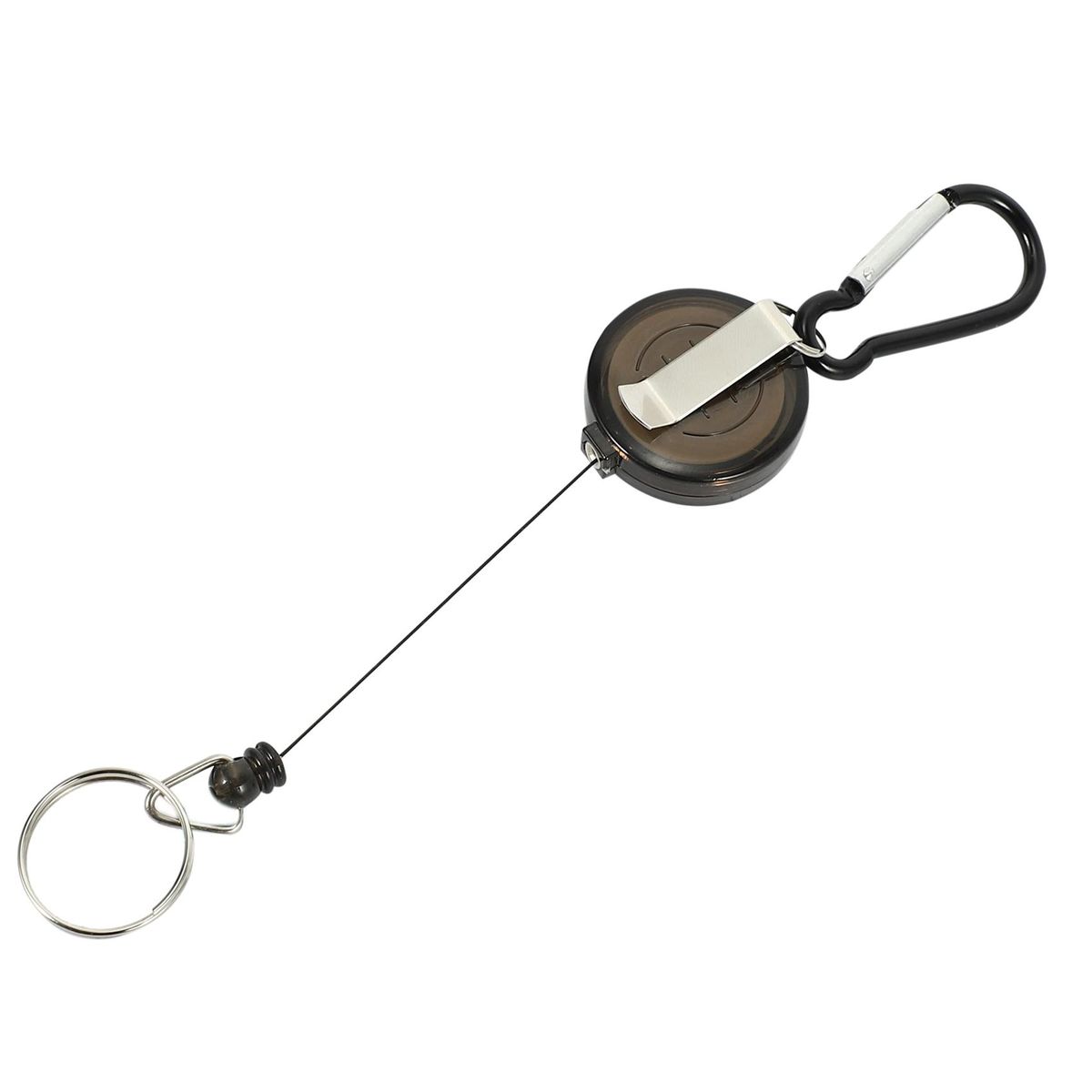 Lot 1 Badge Holder Winder Holder Keychain Retractable Carabi