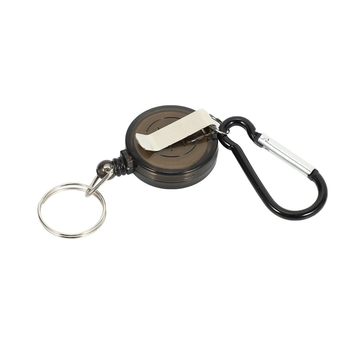 Lot 1 Badge Holder Winder Holder Keychain Retractable Carabi