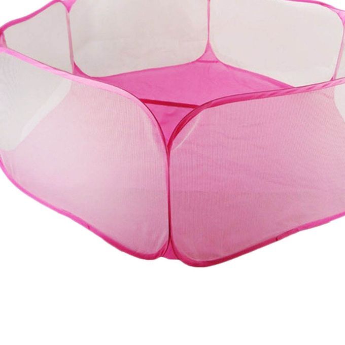Foldable Children Kids   Ball Pit Pool Baby Play Tent Garden Toy Pink