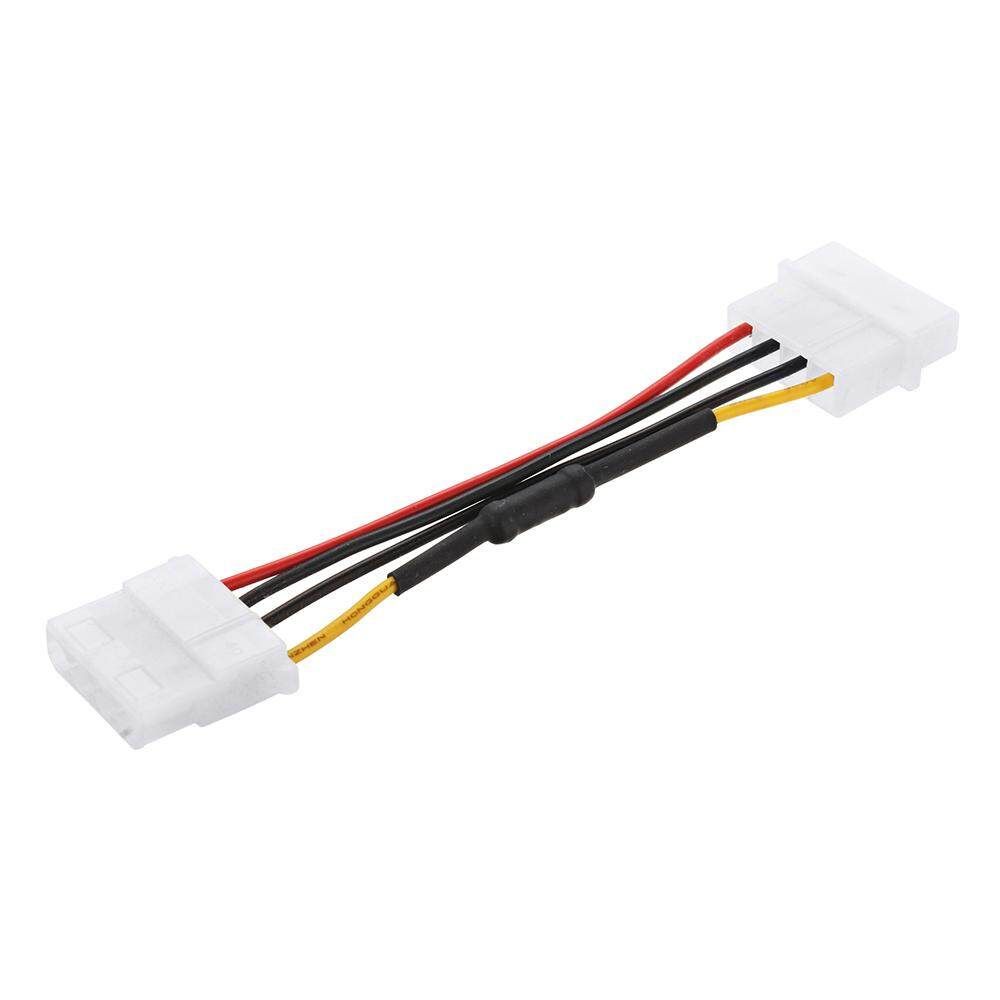 11cm Large 4 Pin IDE Male To Female Chassis Cooling Fan Speed Reduction Cable Fan Speed Down Line