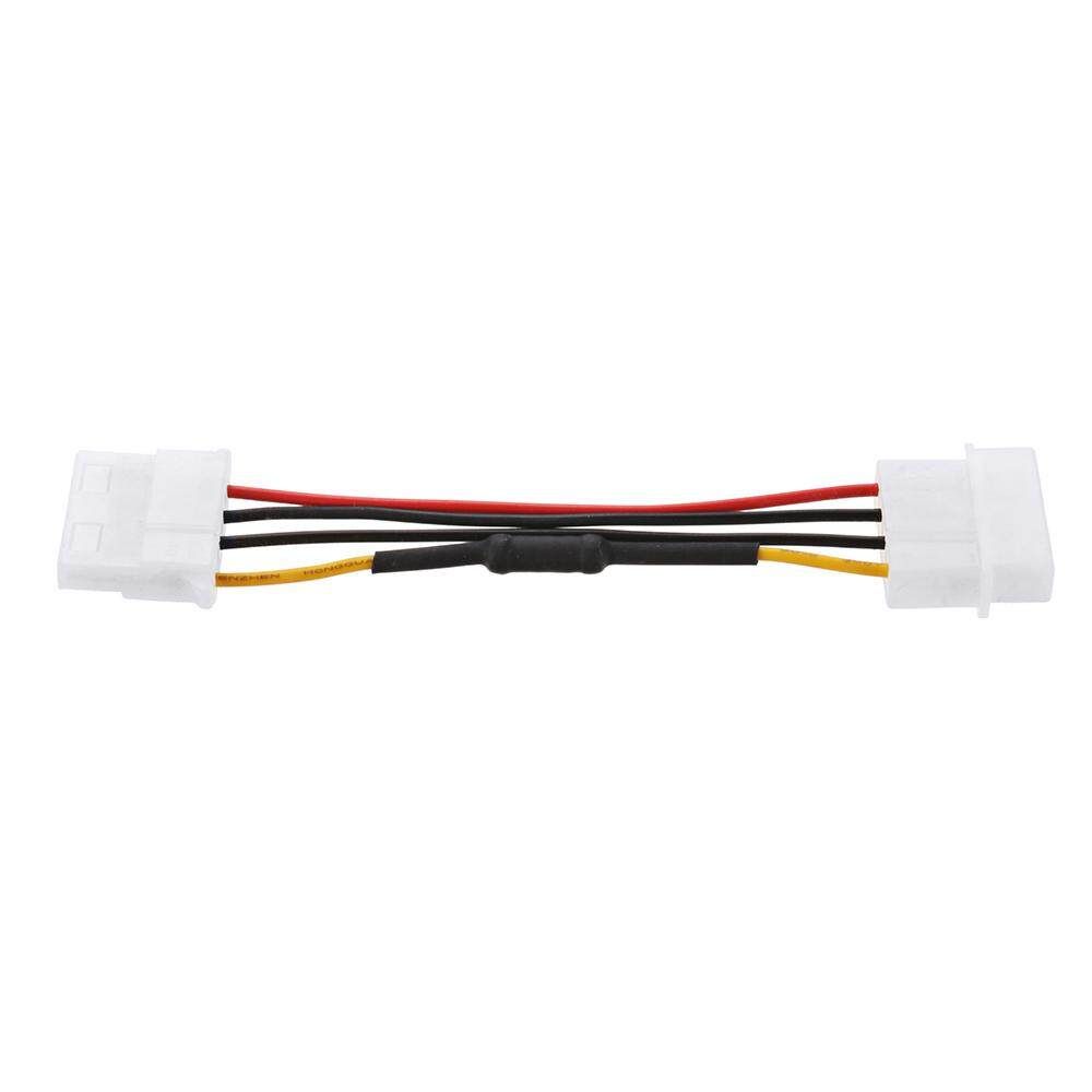 11cm Large 4 Pin IDE Male To Female Chassis Cooling Fan Speed Reduction Cable Fan Speed Down Line