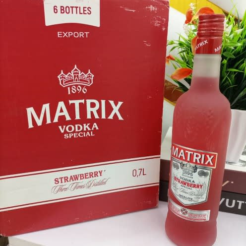 Matrix Vodka - Strawberry - 6 Bottles