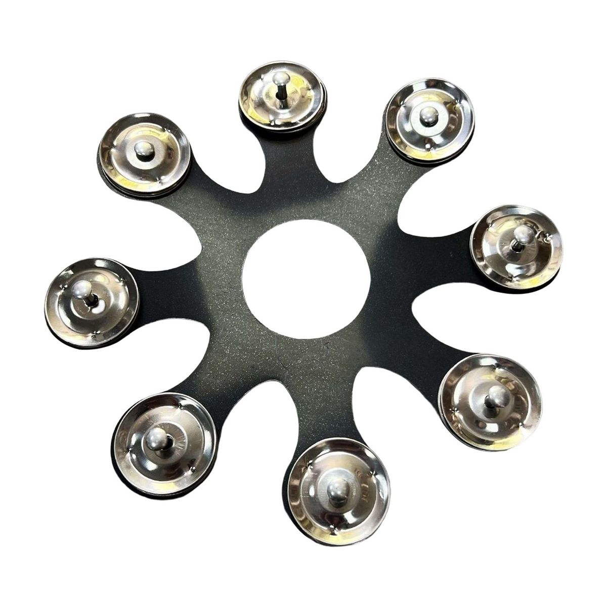 Drum Cymbals Hi Hat Tambourine Drum Bells For Stacks Black