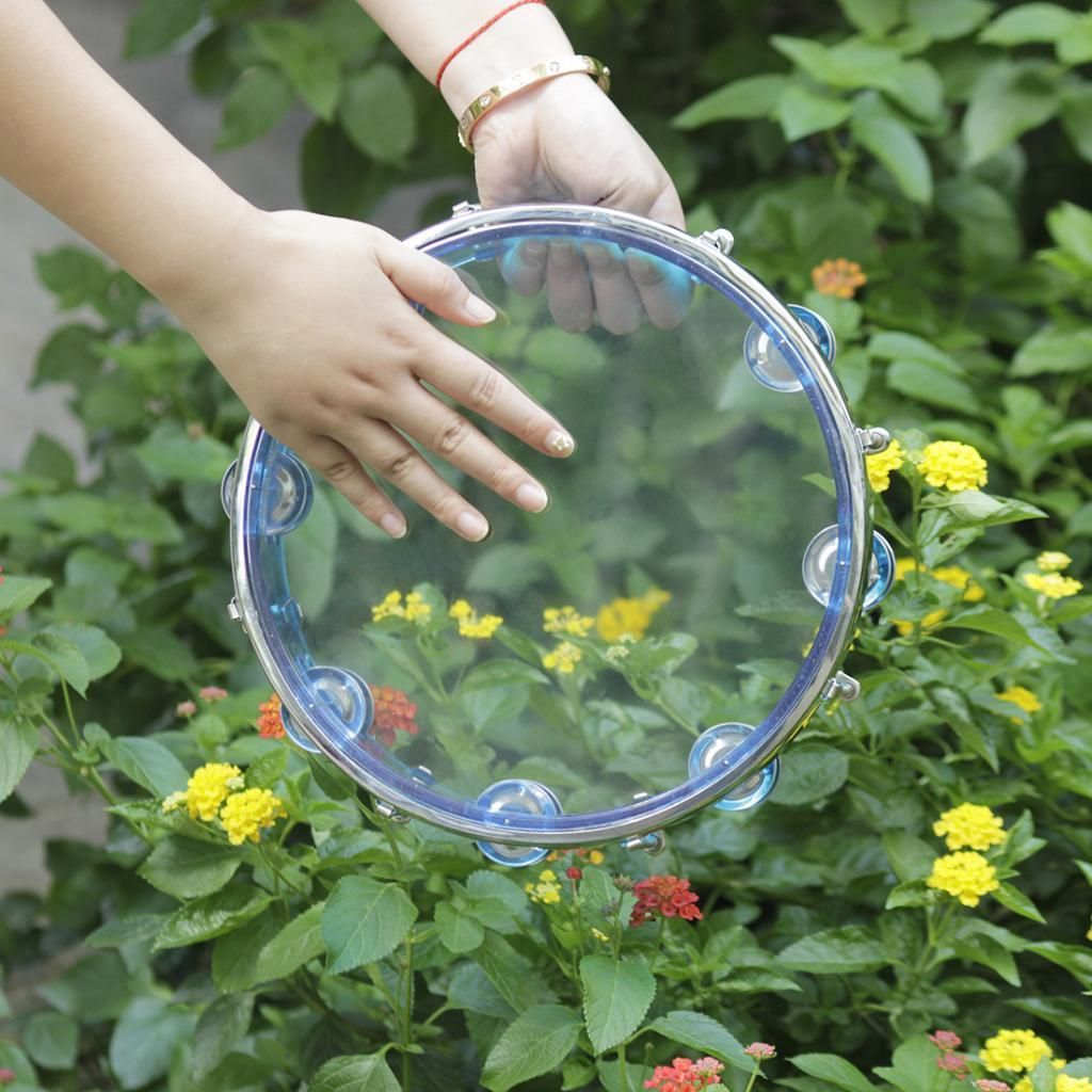 Tambourine With 6 Pairs Of  , For Any Party, Dance