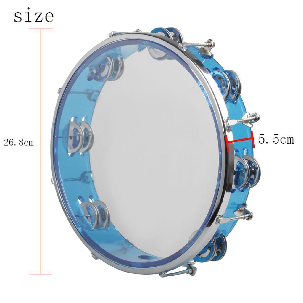 Tambourine With 6 Pairs Of  , For Any Party, Dance
