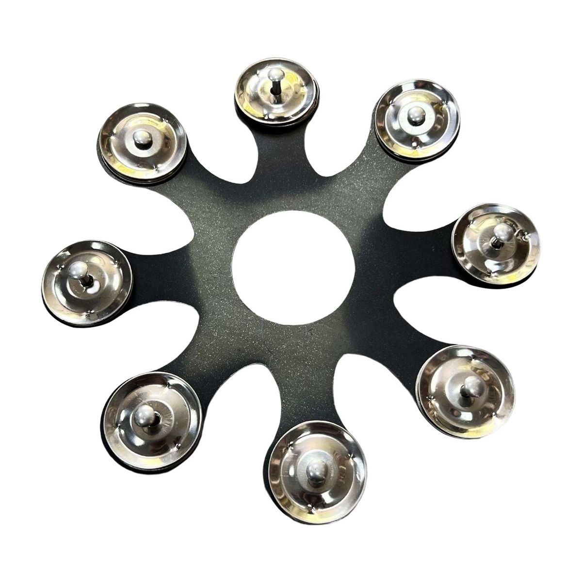 Hi Hat Tambourine High Performance Drum Hi Hat Bells Black
