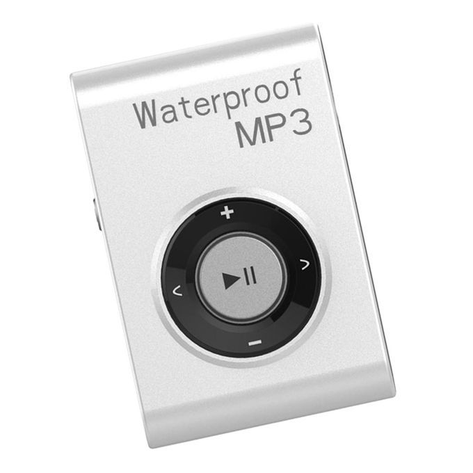 Top Quality Mp3 Music Player FM Radio Audio Waterproof With Clip White