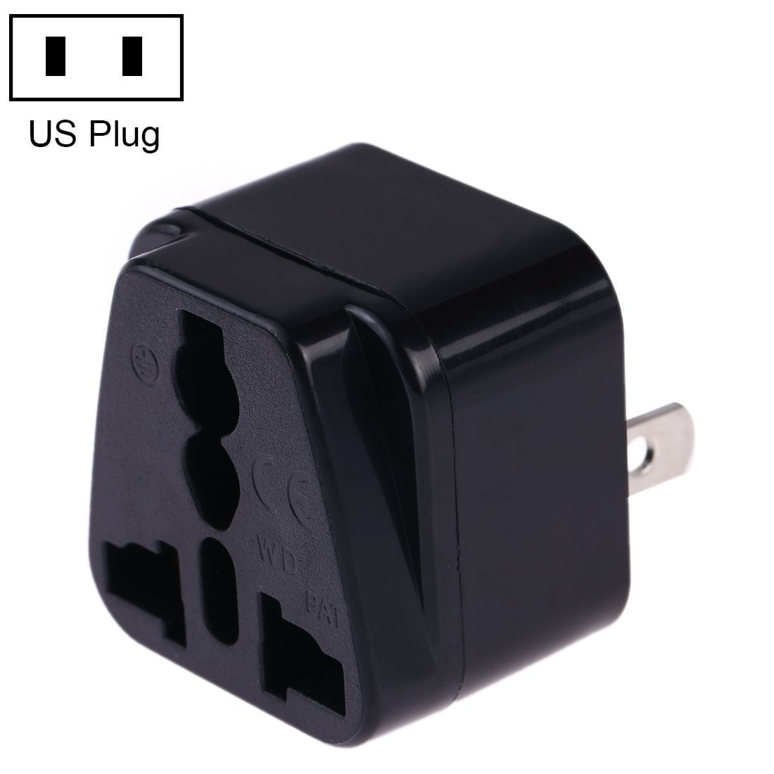 Portable Universal Socket To US Plug Power Adapter Travel