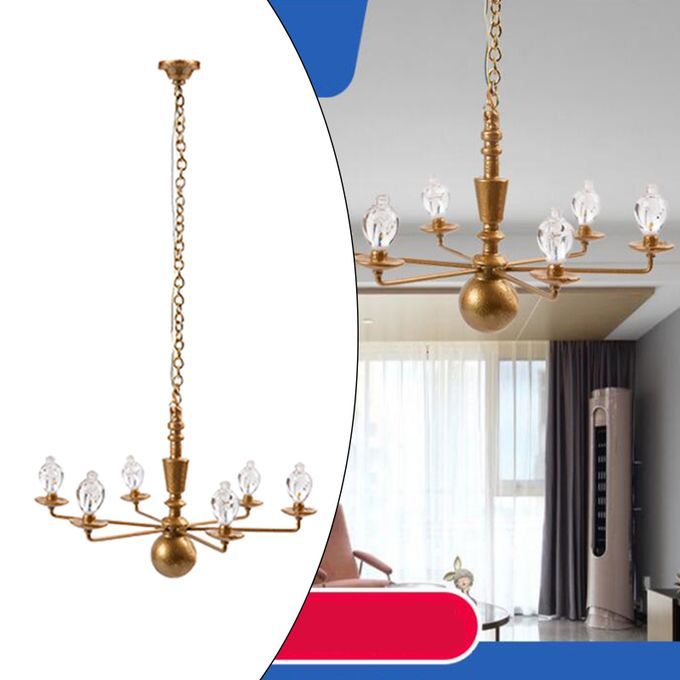 Street Lights HO Scale LEDs Building Miniature Gold 7.8cm