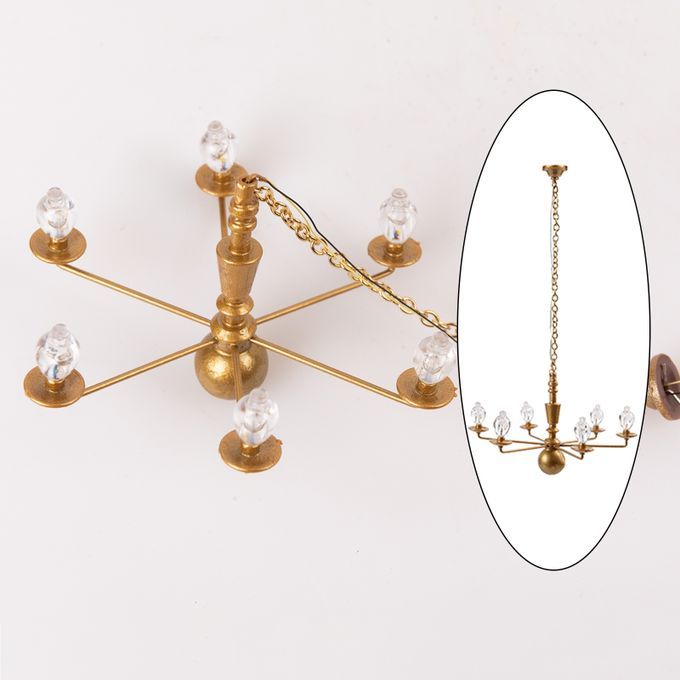 Street Lights HO Scale LEDs Building Miniature Gold 7.8cm