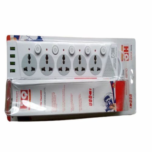 Home Quality 5WAY + 4 USB Ports EXTENSION SOCKET