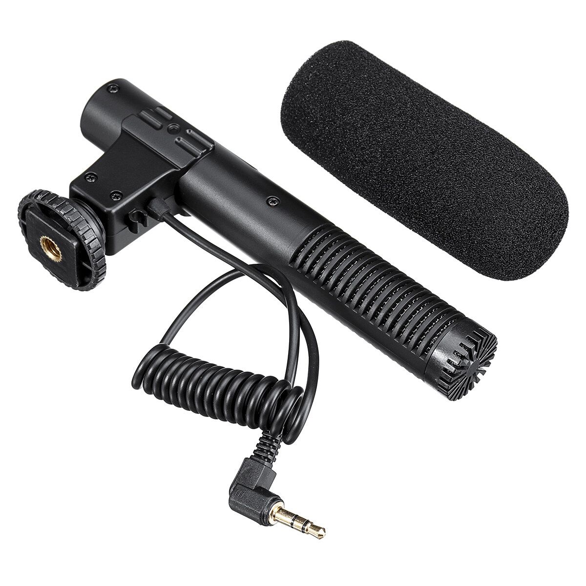 3.5mm External Stereo Camera Microphone MIC DSLR Video Camcorder Vlogging Camera Small Microphone