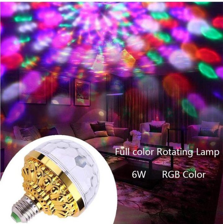 LED Disco Rotating Bulb