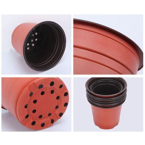100 Pcs 6Inch Plastic Plants Pots Nursery Pots