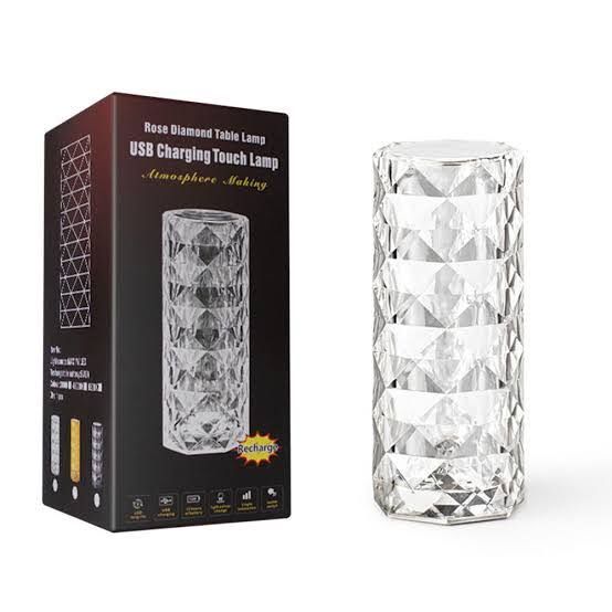 Rose Diamond Table Light 16 Clours