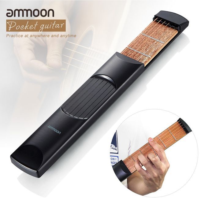 Ammoon Portable Pocket Acoustic Guitar Practice Tool Gadget