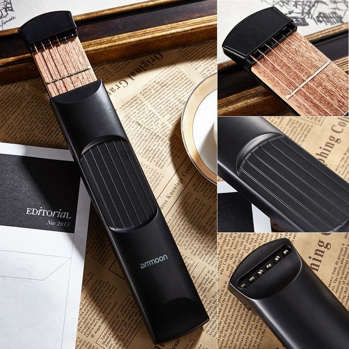 Ammoon Portable Pocket Acoustic Guitar Practice Tool Gadget