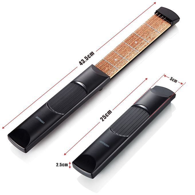 Ammoon Portable Pocket Acoustic Guitar Practice Tool Gadget