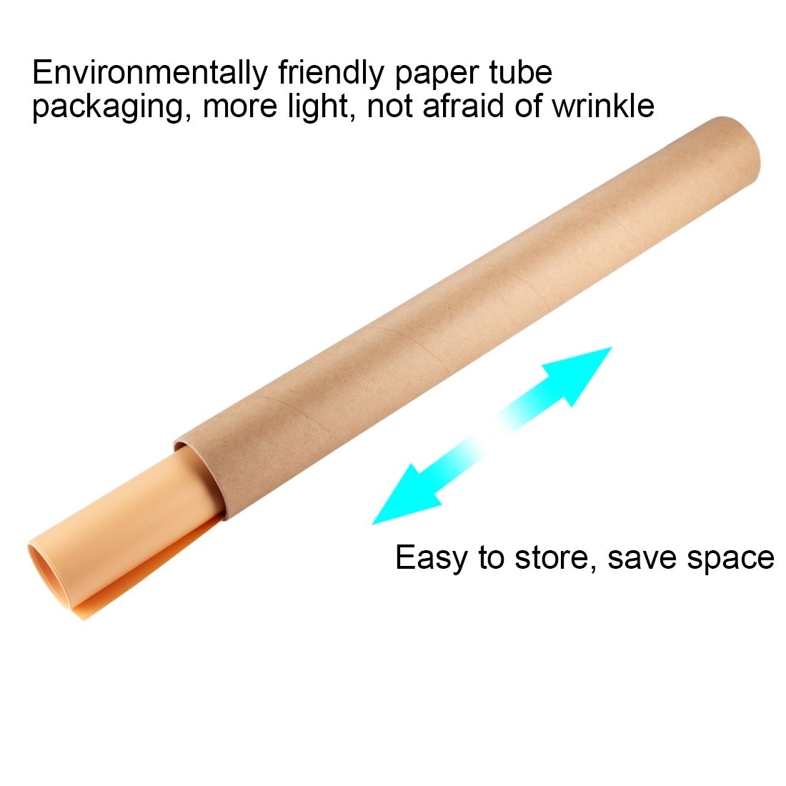 PULUZ Photography Background PVC Paper For Studio Tent Box, Size: 73.5cm X 37.5cm(Yellow)