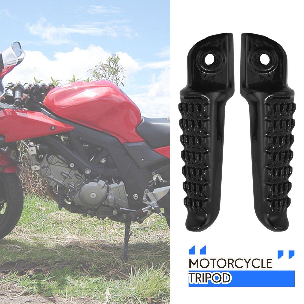 for Ninja 250 Z750 Z800 Z1000 ER6F ER6N -6R 636 -9R -10R Motorcycle Back Pedal Foot Nail