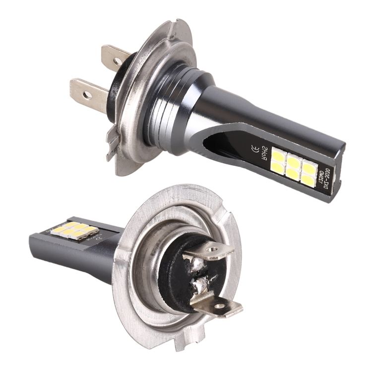 2 PCS H7 DC12V-24V / 12W / 3000K / 800LM Car LED Fog Light