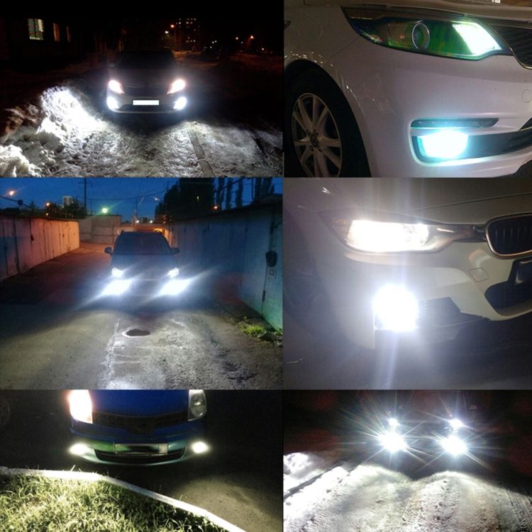 2 PCS H7 DC12V-24V / 12W / 3000K / 800LM Car LED Fog Light