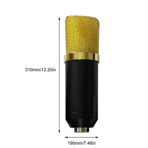 TB C-800A Professional Studio Broadcasting Recording Set Condenser Microphone Black